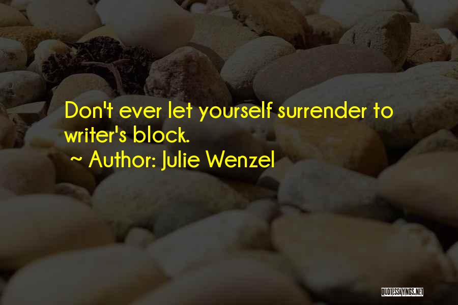 Writing Block Quotes By Julie Wenzel