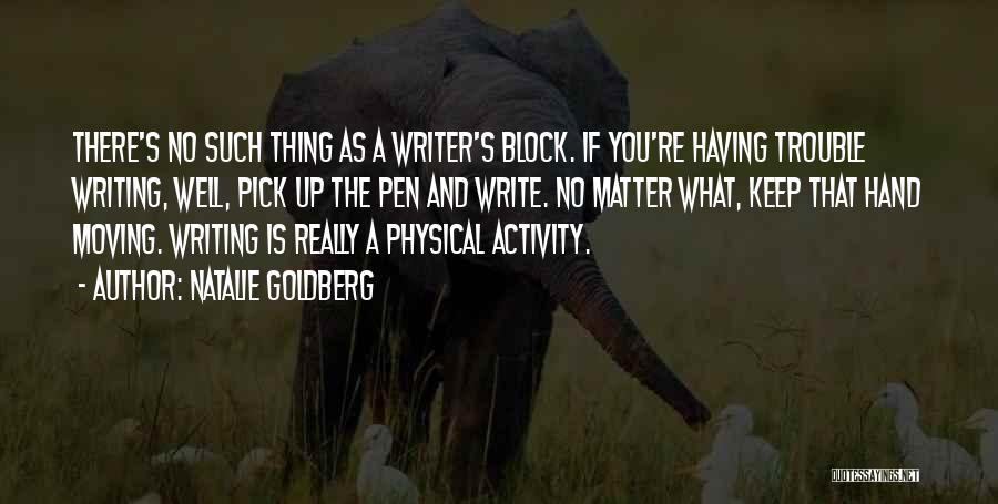 Writing Block Quotes By Natalie Goldberg