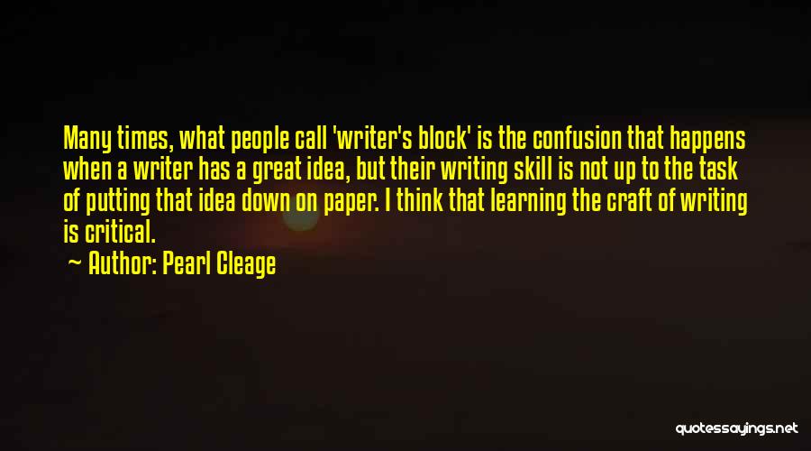 Writing Block Quotes By Pearl Cleage