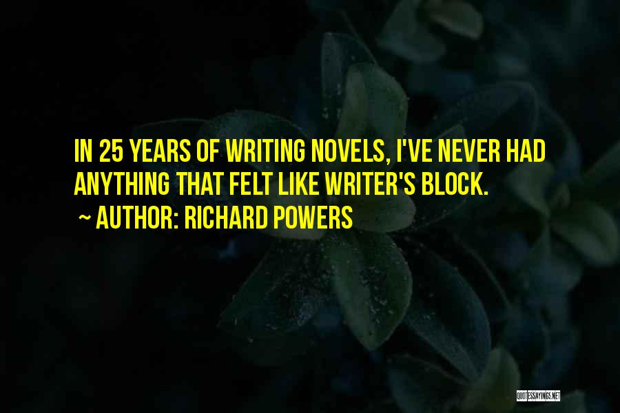 Writing Block Quotes By Richard Powers