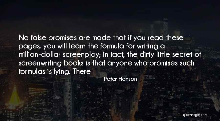 Writing Books Quotes By Peter Hanson