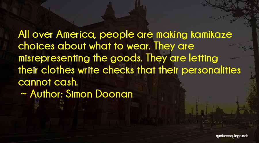 Writing Checks Quotes By Simon Doonan