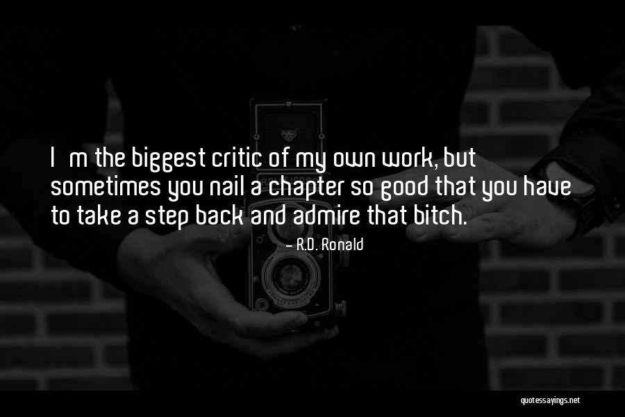 Writing Confidence Quotes By R.D. Ronald Writing Confidence Quotes By R.D. Ronald