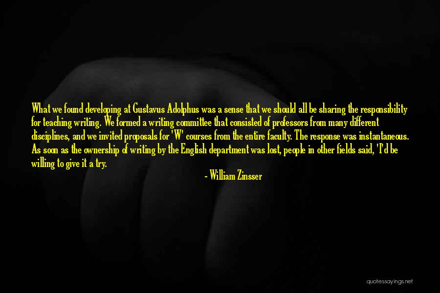 Writing Courses Quotes By William Zinsser Writing Courses Quotes By William Zinsser