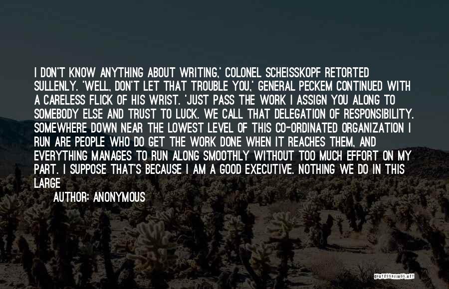 Writing Effort Quotes By Anonymous