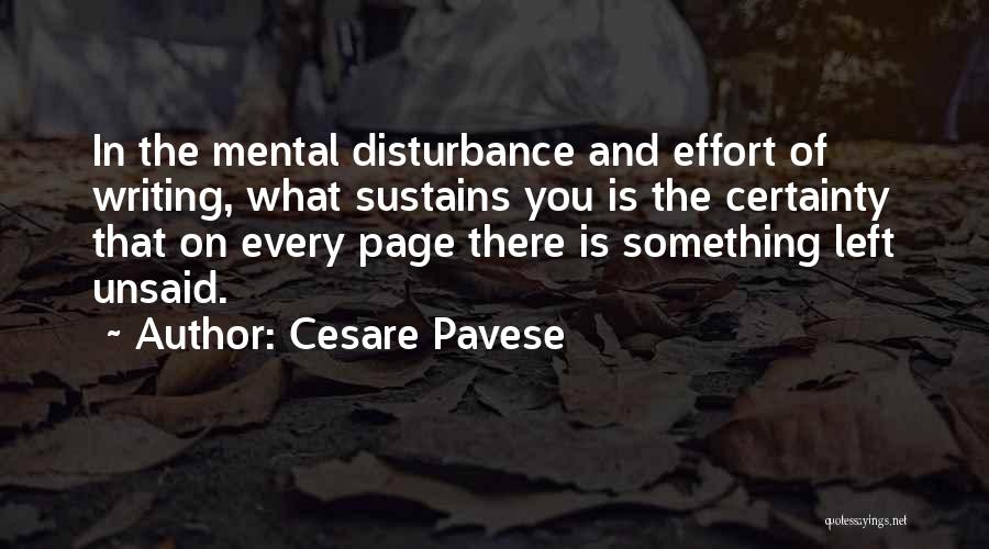 Writing Effort Quotes By Cesare Pavese
