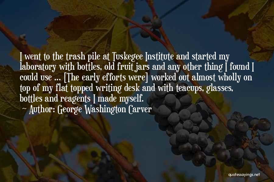 Writing Effort Quotes By George Washington Carver