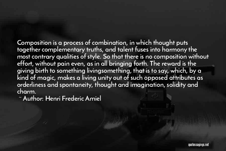Writing Effort Quotes By Henri Frederic Amiel