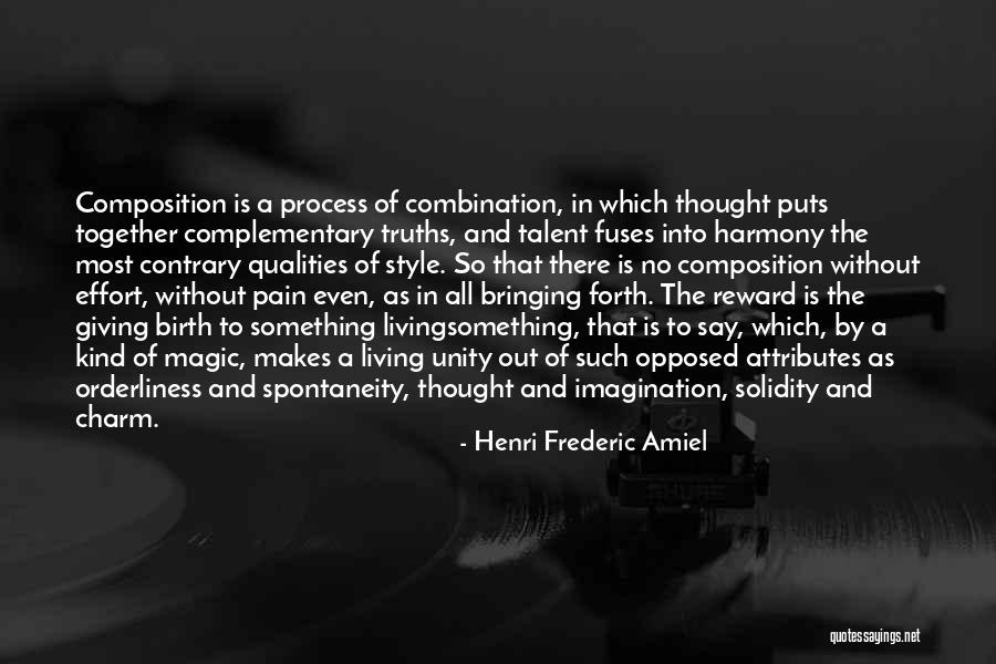 Writing Effort Quotes By Henri Frederic Amiel