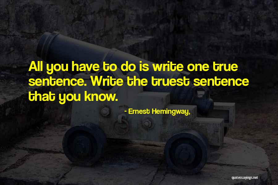 Writing Ernest Hemingway Quotes By Ernest Hemingway,