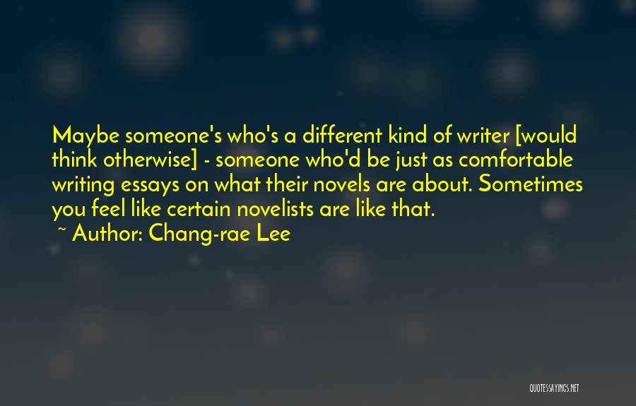 Writing Essays On Quotes By Chang-rae Lee