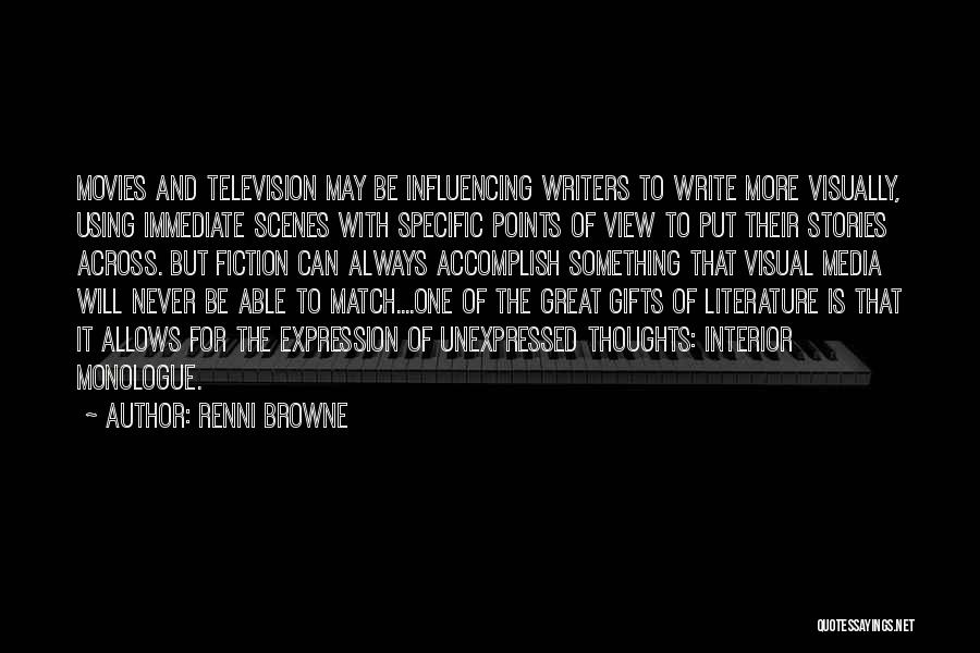 Writing Expression Quotes By Renni Browne