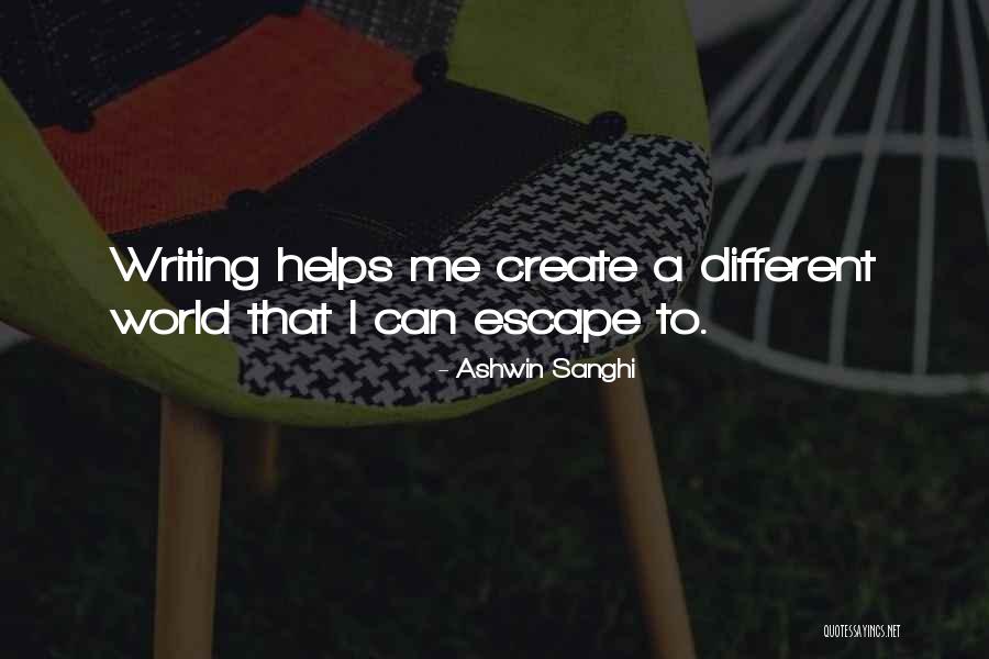Writing Helps Quotes By Ashwin Sanghi Writing Helps Quotes By Ashwin Sanghi