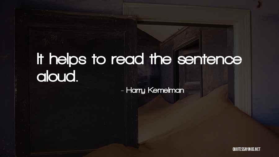 Writing Helps Quotes By Harry Kemelman Writing Helps Quotes By Harry Kemelman