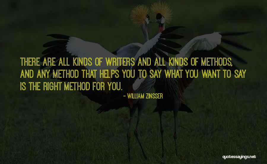 Writing Helps Quotes By William Zinsser