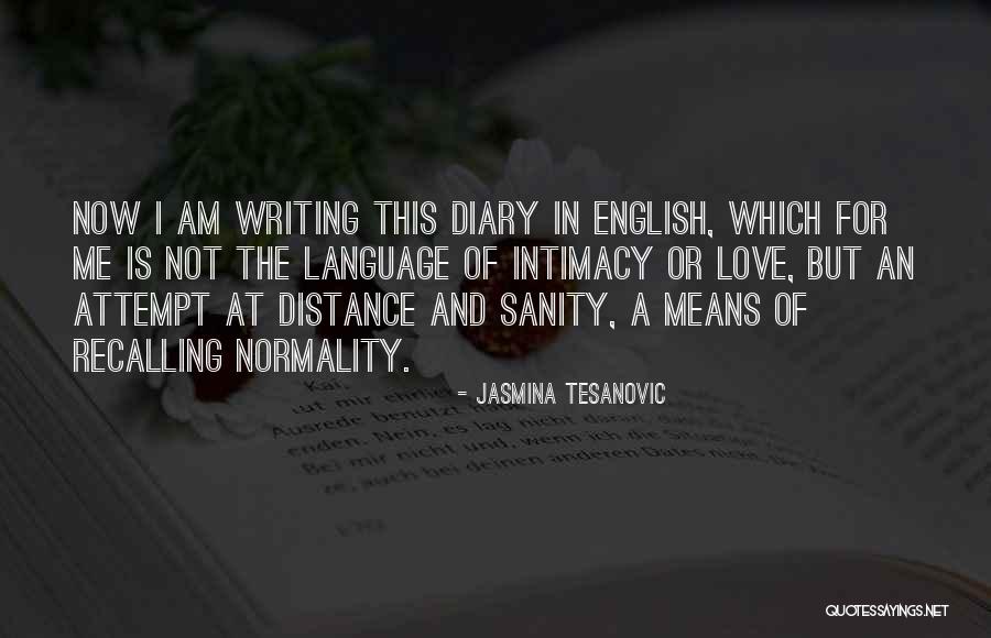 Writing In A Diary Quotes By Jasmina Tesanovic Writing In A Diary Quotes By Jasmina Tesanovic