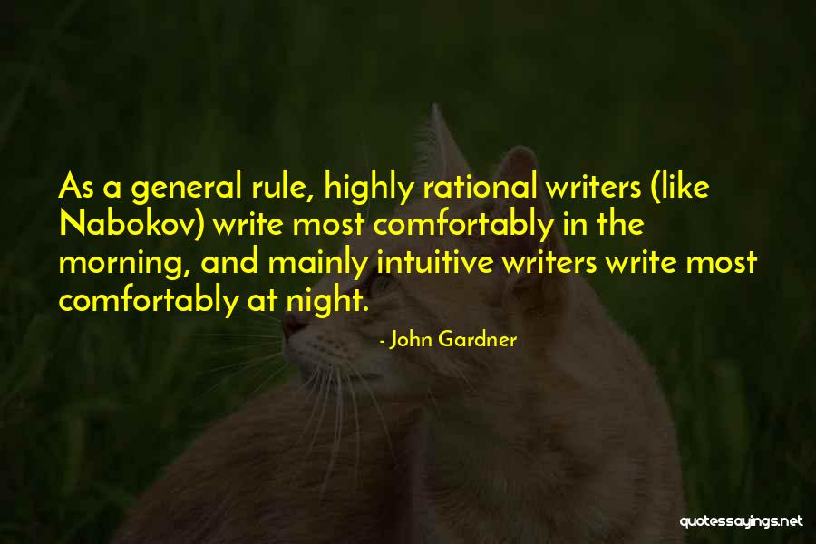Writing In The Morning Quotes By John Gardner Writing In The Morning Quotes By John Gardner
