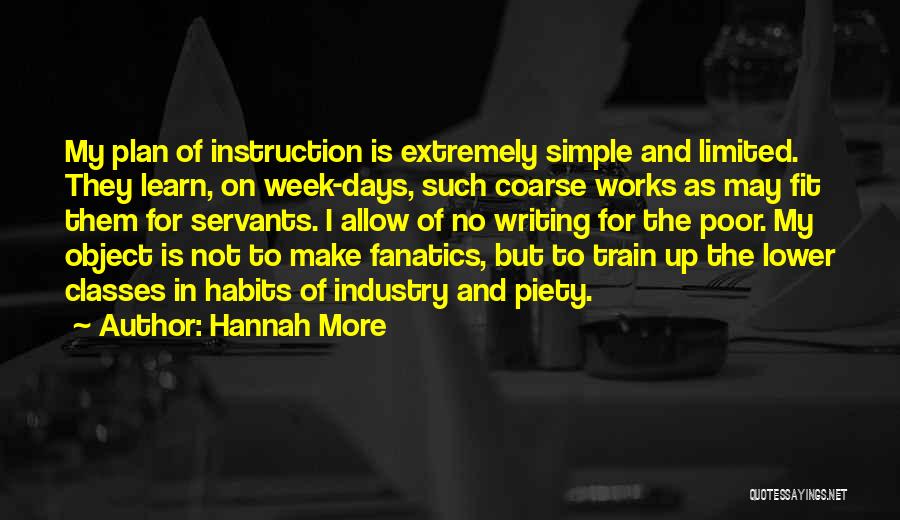 Writing Instruction Quotes By Hannah More