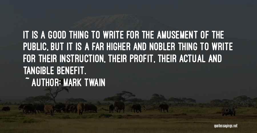 Writing Instruction Quotes By Mark Twain