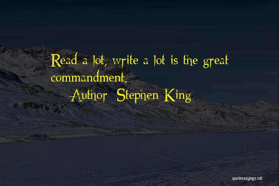 Writing Instruction Quotes By Stephen King