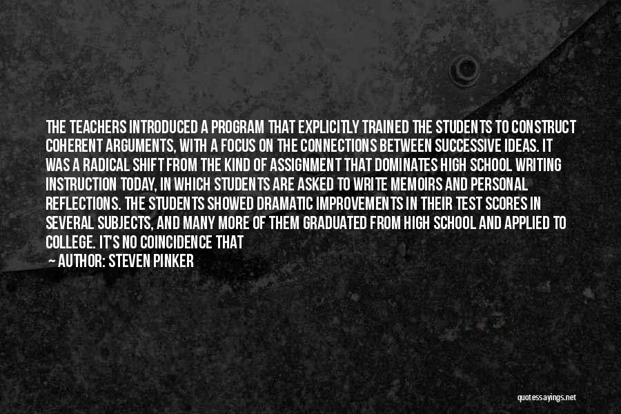 Writing Instruction Quotes By Steven Pinker