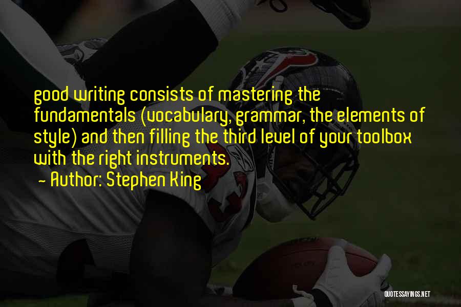 Writing Instruments Quotes By Stephen King