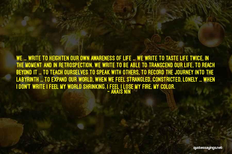 Writing Is A Lonely Life Quotes By Anais Nin Writing Is A Lonely Life Quotes By Anais Nin