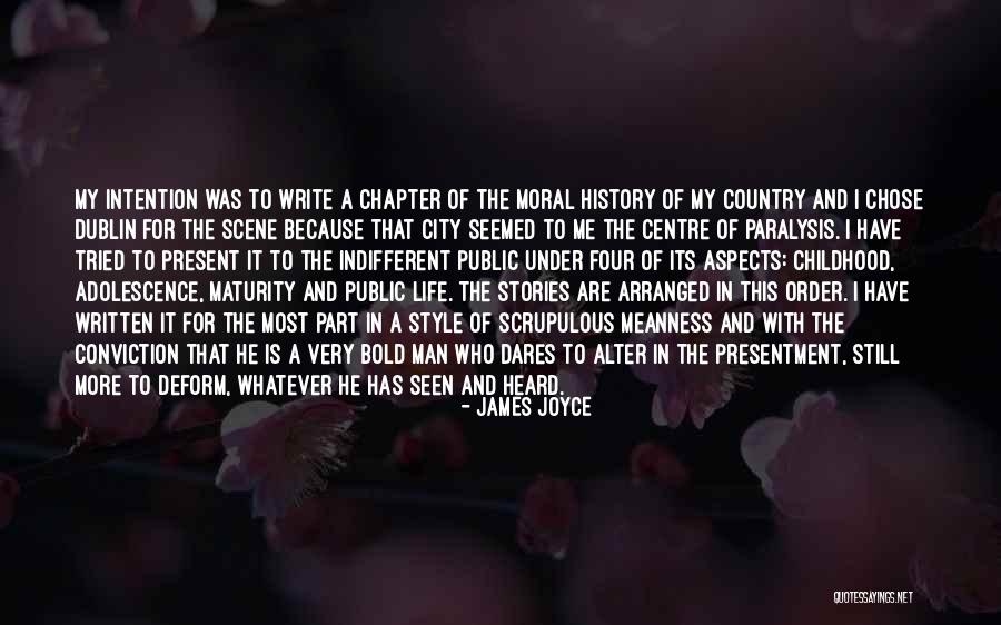 Writing Is A Part Of Life Quotes By James Joyce Writing Is A Part Of Life Quotes By James Joyce