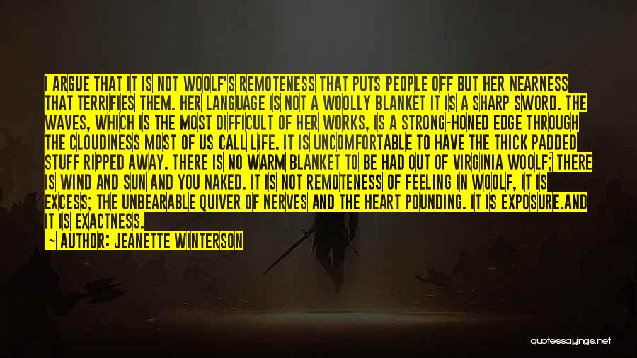 Writing Is Difficult Quotes By Jeanette Winterson