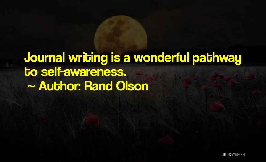 Writing Is Healing Quotes By Rand Olson