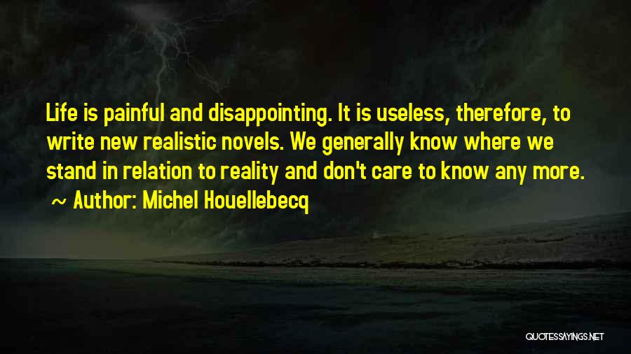 Writing Is Painful Quotes By Michel Houellebecq