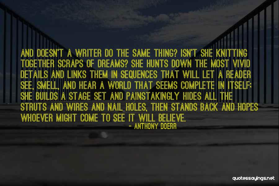 Writing It Down Quotes By Anthony Doerr Writing It Down Quotes By Anthony Doerr