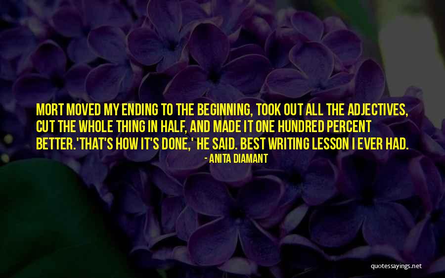Writing Lesson Quotes By Anita Diamant Writing Lesson Quotes By Anita Diamant
