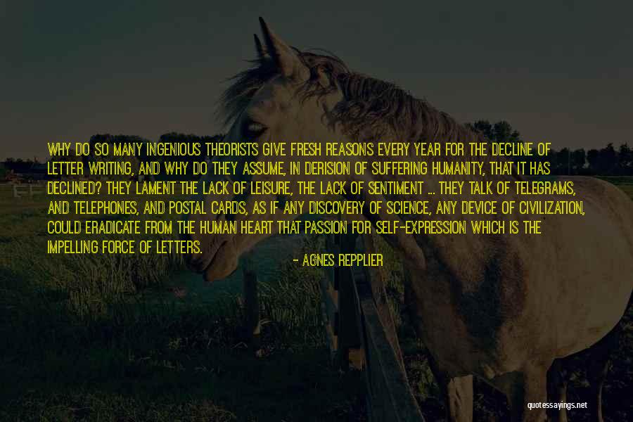 Writing Letters Quotes By Agnes Repplier Writing Letters Quotes By Agnes Repplier