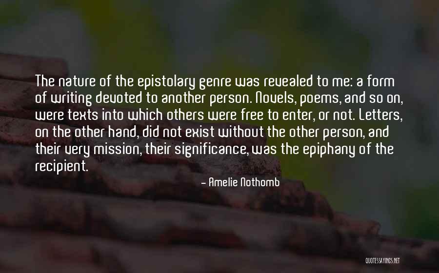 Writing Letters Quotes By Amelie Nothomb Writing Letters Quotes By Amelie Nothomb
