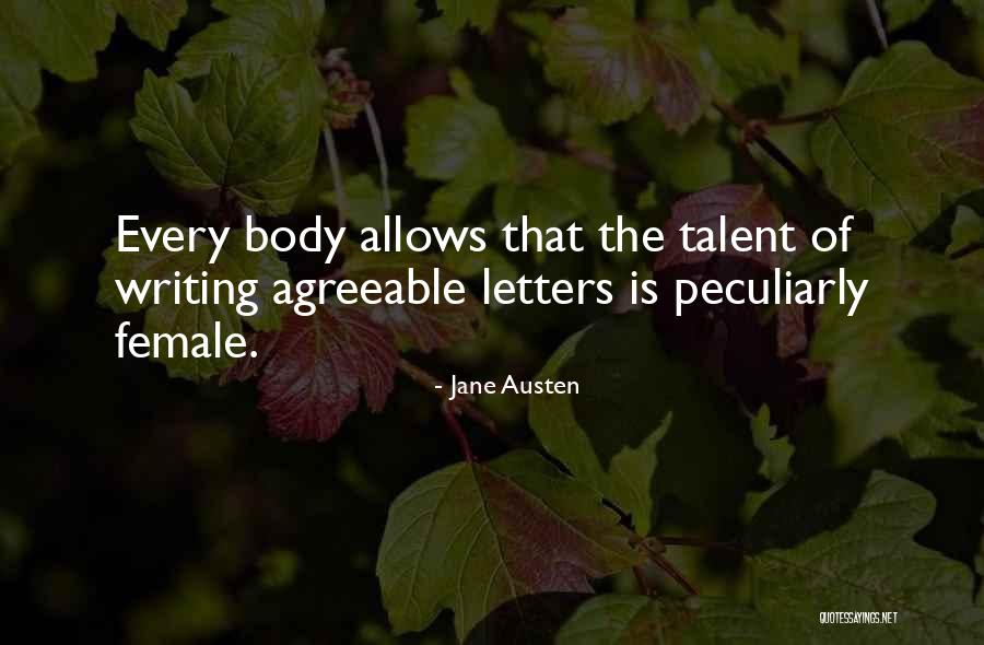 Writing Letters Quotes By Jane Austen