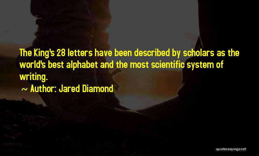 Writing Letters Quotes By Jared Diamond