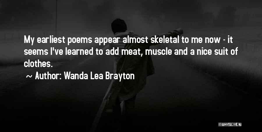 Writing Love Poems Quotes By Wanda Lea Brayton