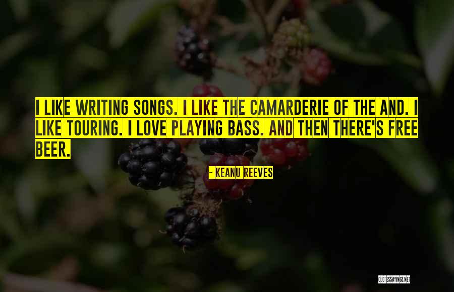 Writing Love Songs Quotes By Keanu Reeves