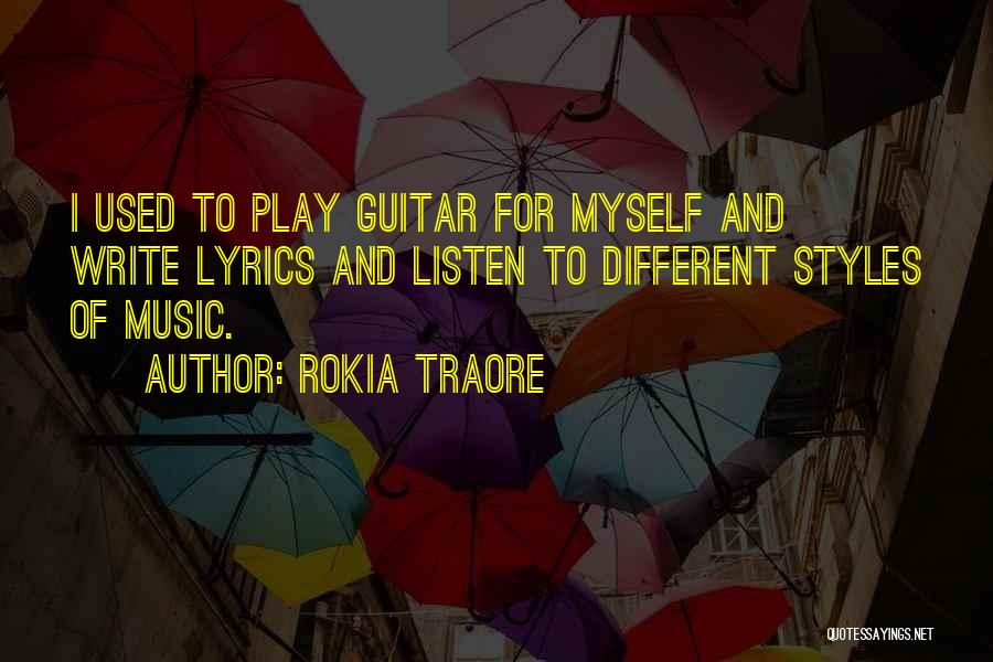 Writing Lyrics Quotes By Rokia Traore