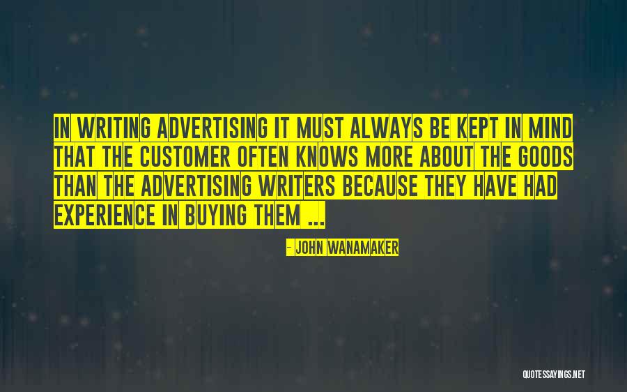 Writing Often Quotes By John Wanamaker