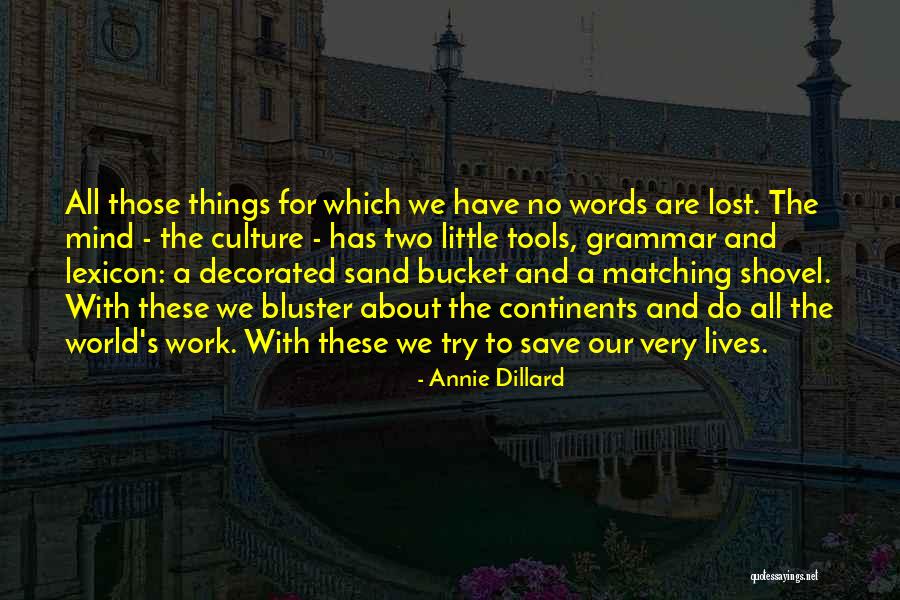 Writing On Sand Quotes By Annie Dillard