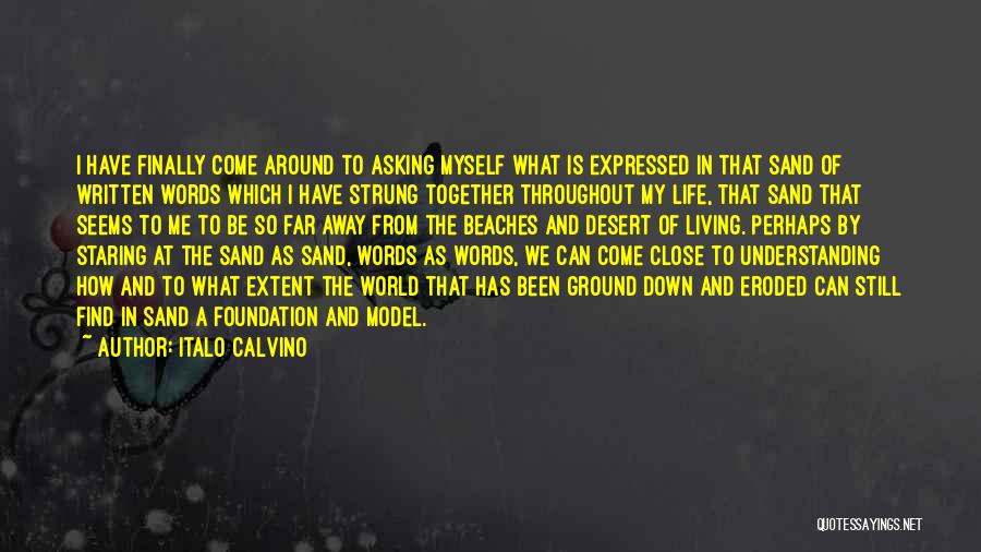 Writing On Sand Quotes By Italo Calvino