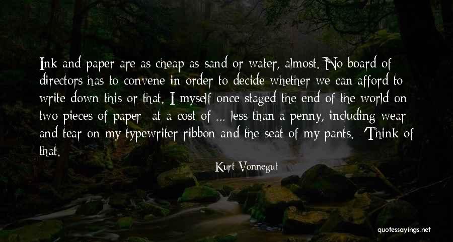 Writing On Sand Quotes By Kurt Vonnegut