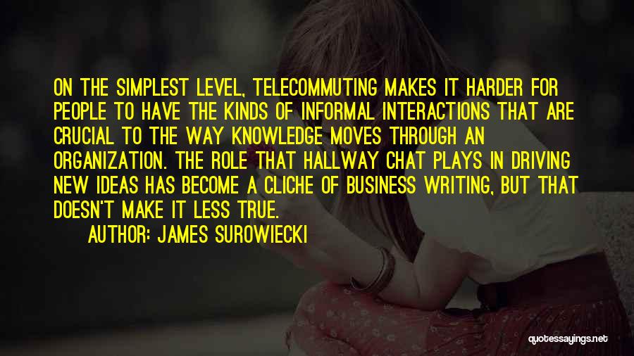 Writing Plays Quotes By James Surowiecki