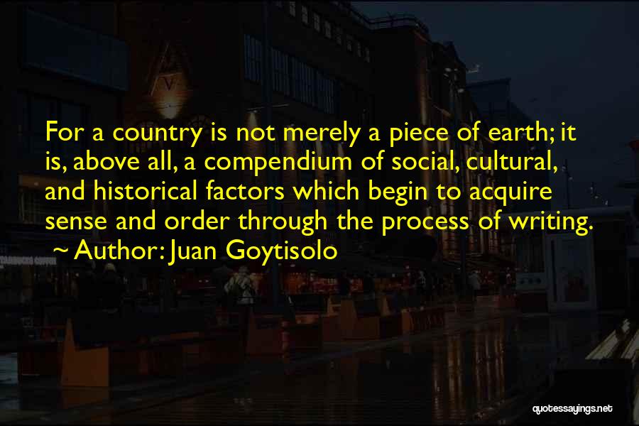 Writing Process Quotes By Juan Goytisolo