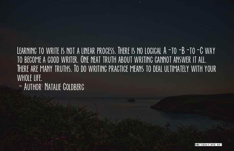 Writing Process Quotes By Natalie Goldberg