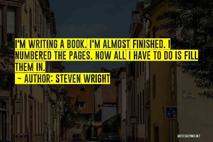Writing Process Quotes By Steven Wright