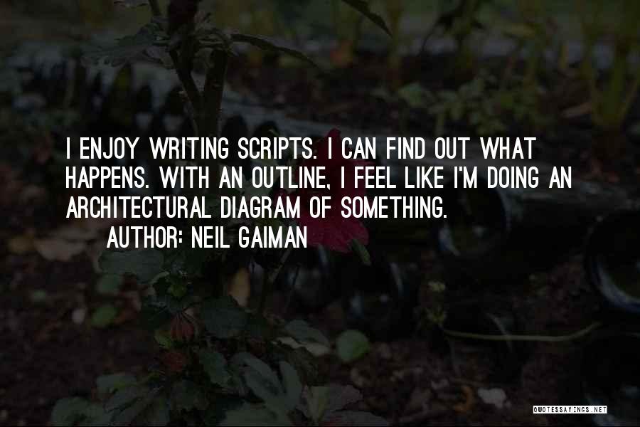 Writing Scripts Quotes By Neil Gaiman