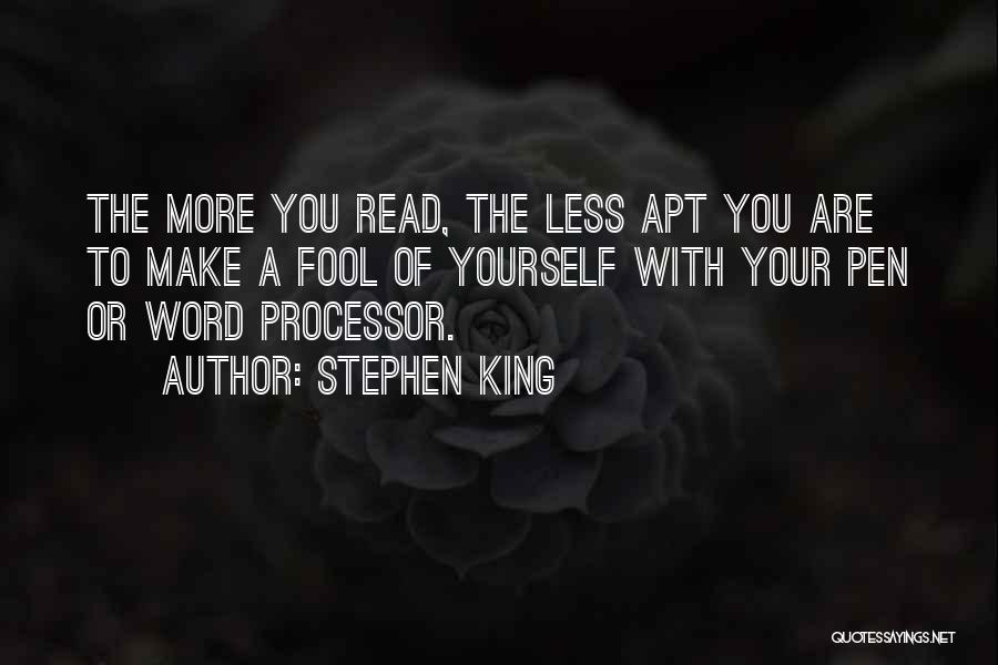 Writing Stephen King Quotes By Stephen King